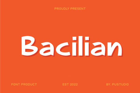 Bacilian Display Font for Retro Branding That Feels Real