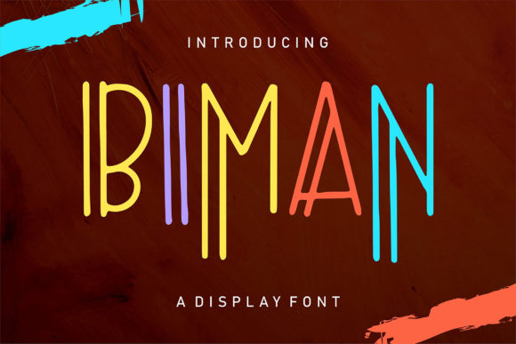 Biman Display Font for Modern Digital Branding