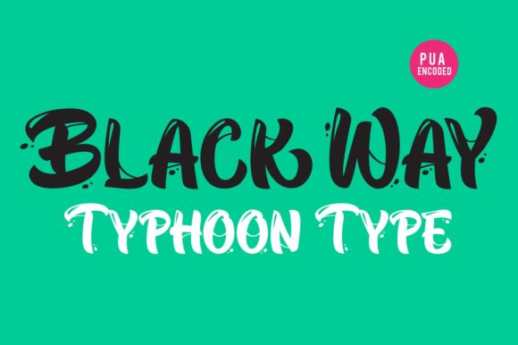 Black Way: A Confident Display Font for Modern Editorial Design