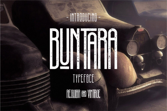 Buntara Display Font for Bold Branding Projects