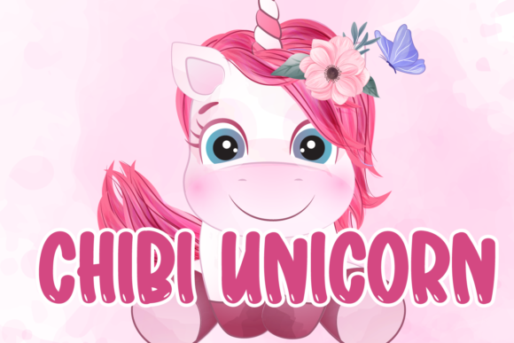 Chibi Unicorn Font: Bubbly Typography for Playful Brands