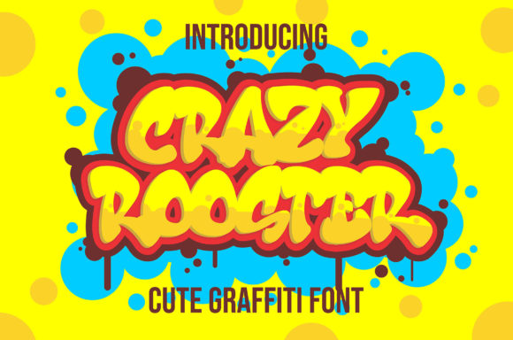 Crazy Rooster: A Retro Bold Display Font for Editorial Impact