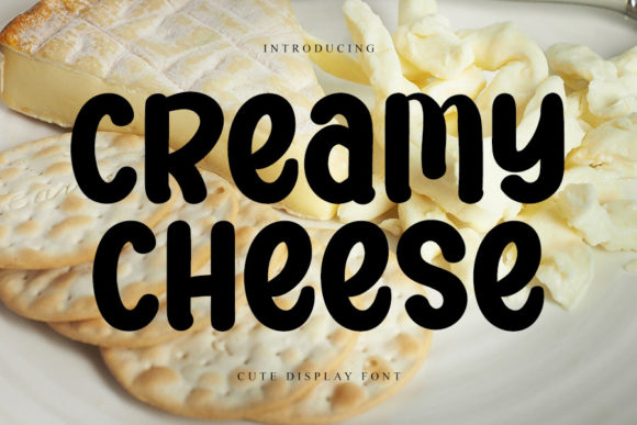 Creamy Cheese Font: A Display Typeface for Elegant Editorial Moments