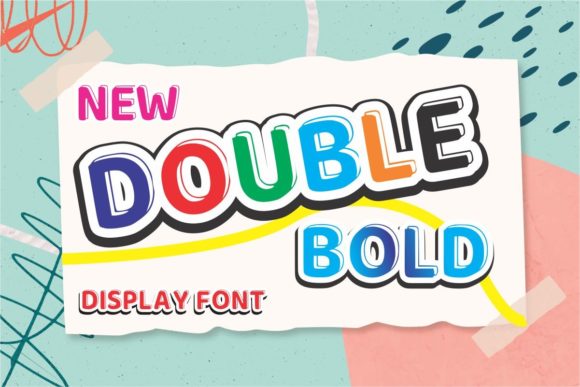 Double Bold Display Font for Friendly, Fun Digital Branding