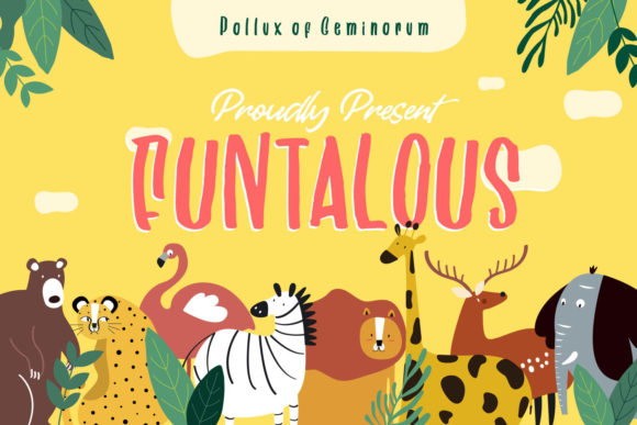 Funtalous Display Font for Playful, Handmade Branding