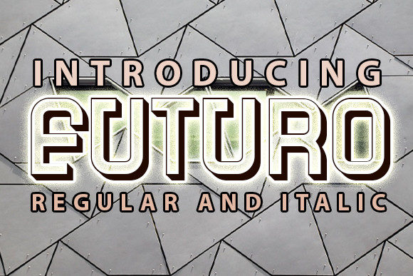 Futuro Display Font for Bold Headlines and Creative Designs