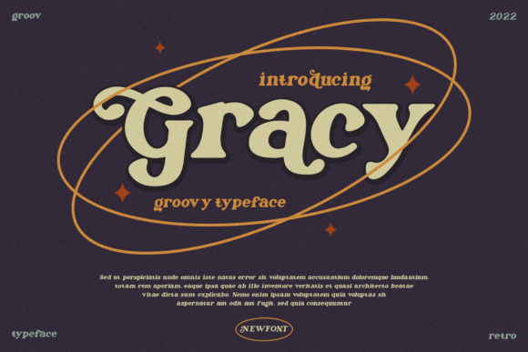 Gracy: A Groovy Display Typeface for Editorial Charm