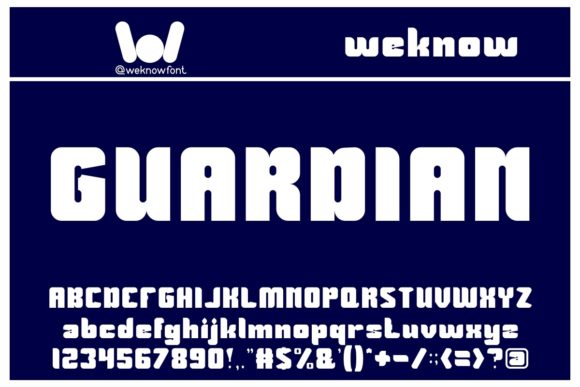 Guardian: A Bold Brushed Display Font for Editorial Layouts