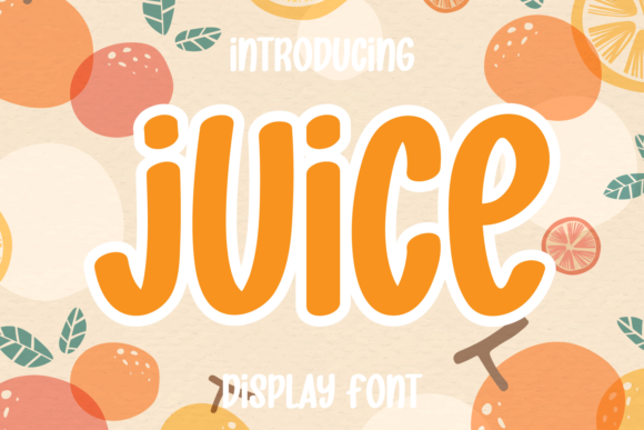 Juice Display Font for Modern Web Design