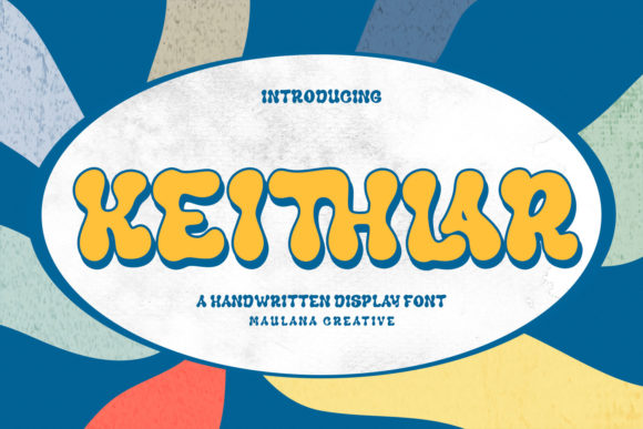 Keithlar: A Psychedelic Display Font for Editorial Design