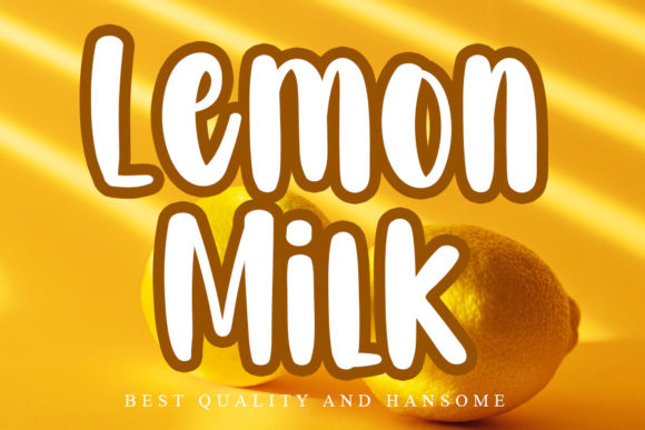 Lemon Milk Display Font for Clear, Confident Campaign Headlines