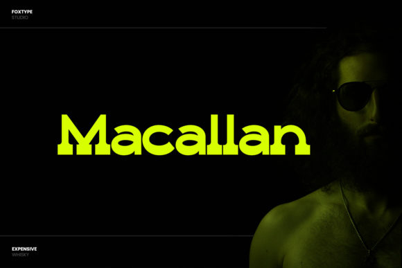 Macallan Display Font for Bold Branding and Campaign Visuals