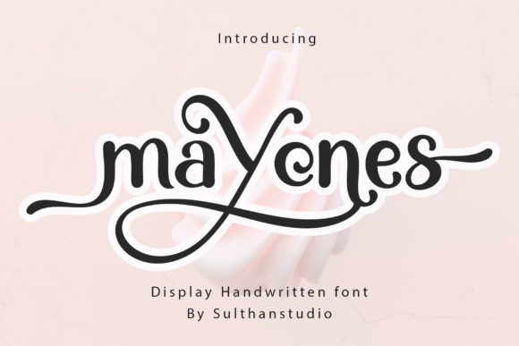 Mayones Display Font for Bold Creative Campaigns