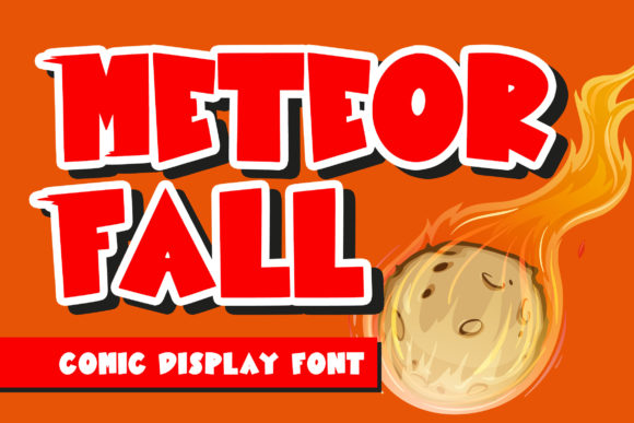 Meteor Fall: A Handwritten Display Font for Standout Branding