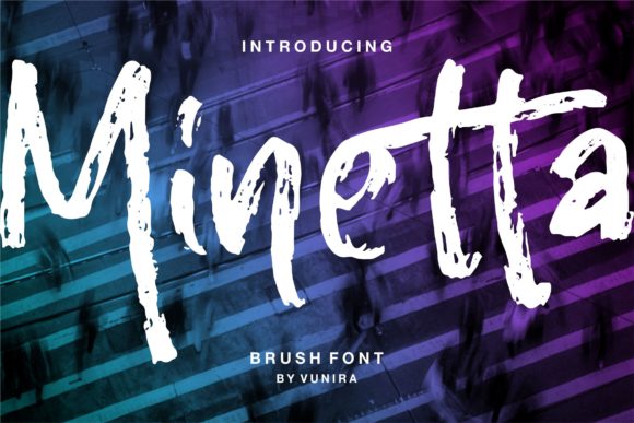 Minetta Font: Urban Brush Display Typeface for Scroll-Stopping Branding