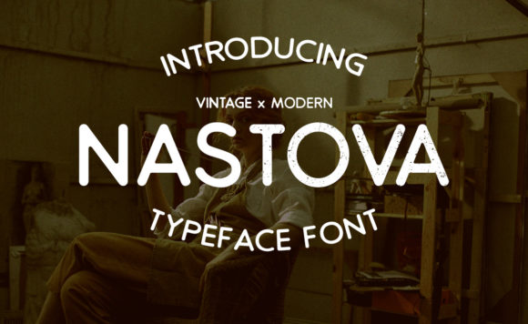 Nastova Display Font for Vintage-Inspired Branding