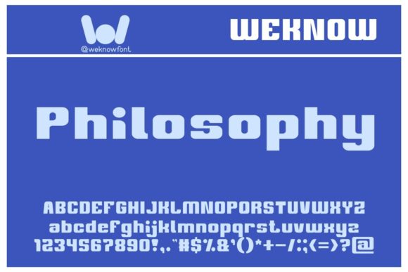 Philosophy Font: A Bold Display Typeface for Modern Web Design