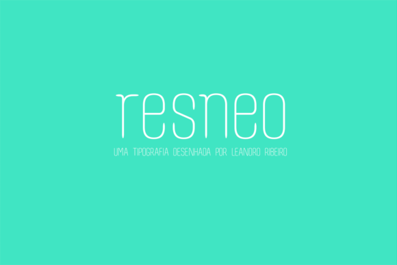 Resneo: A Thoughtful Display Font for Editorial Calm