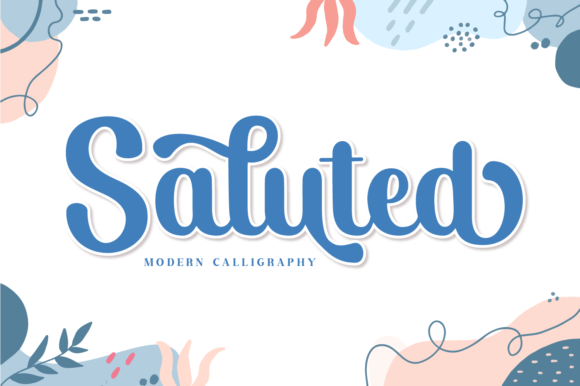 Saluted Font: A Stylish Display Typeface for Bold Brand Moments