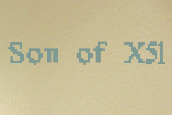 Son of X51: Retro Techno Display Font for Branding