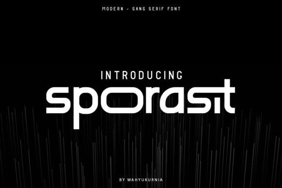 Sporasit Font: A Cool Casual Display Typeface