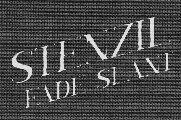 Stenzil Fade Slant: A Bold Modern Display Font for Editorial Identity