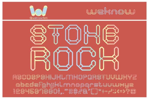 Stone Rock Display Font for Modern Digital Branding