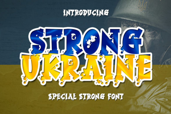 Strong Ukraine Display Font for Bold Campaign Headlines