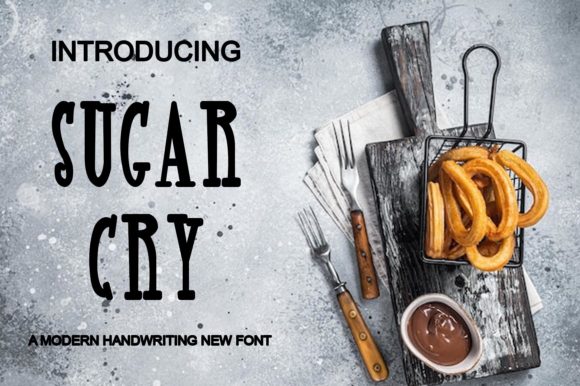 Sugar Cry Display Font for Playful Marketing Visuals