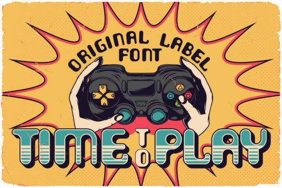 Time to Play: A Retro Duo Display Font for Thoughtful Design