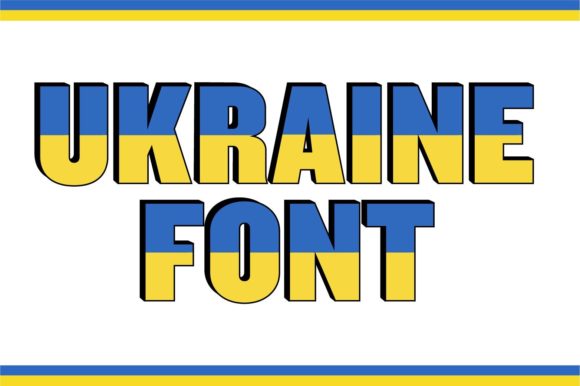 Ukraine Display Font for Bold Creative Projects